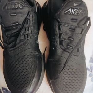 Nike Air Max 270 Triple Black Men's Athletic Shoes